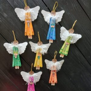 Anjo de Natal Artesanal